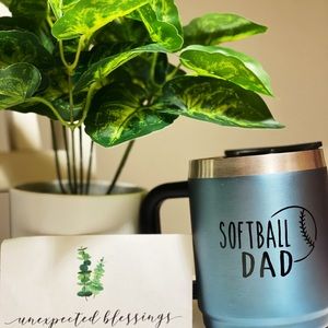 Softball Dad Mug with handle